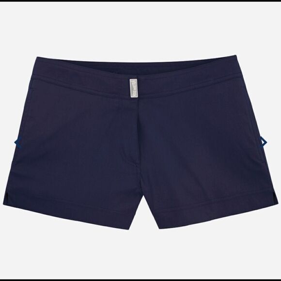 Women Stretch Swimwear fabric Shorty Solid - Picture 5 of 6